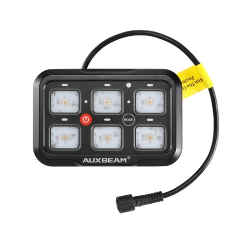 AUXBEAM New 6 Gang Switch Panel RGB Colorful For Jeep Off-road Truck SUV UTV ATV - Picture 6 of 12
