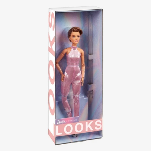 Barbie Signature Looks Doll HRM14 #22 Petite, short auburn pixie cut QUICK SHIP