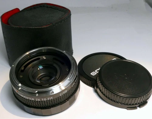 Soligor 2X Teleconverter lens Tele-plus for Canon C / FD  mount  manual focus
