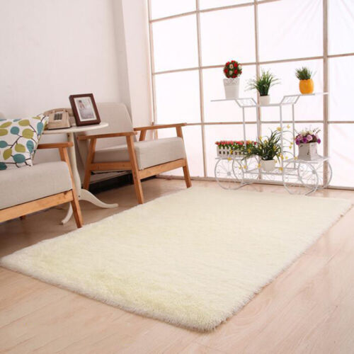Fluffy Rugs Anti-Skid Shaggy Area Rug Dining Room Carpet Floor Mat Home Bedroo ┊ - Picture 2 of 31