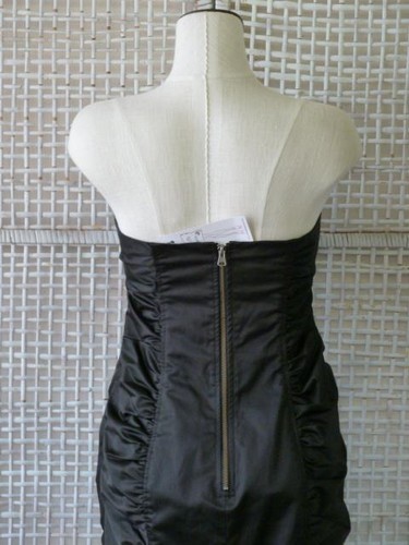 Nanette Lepore~Anthropologie~SIREN Ruched Boned Bra Fitted Cocktail Dress~8~$325 - Picture 4 of 12