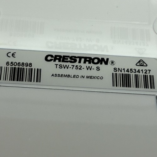 Crestron TSW-752-W-S Touchscreen mit Wandhalterung - Bild 6 von 7