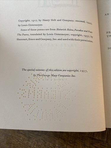 Poems Of Heinrich Heine 1957 Heritage Press Edition Illustrated - Picture 8 of 13