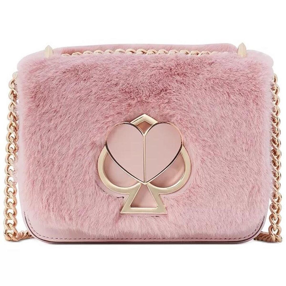 Kate spade nicola faux fur pink hotsell