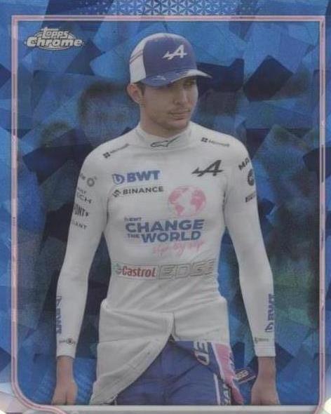2022 Topps Chrome Sapphire Edition Formula 1 - Esteban Ocon #43 - 1 of 1