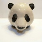 Panda Bear Head Figurine Vase Pot Ceramic Plant Succulent Planter Flower Décor