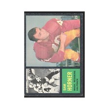 1962 Topps Sam Horner Redskins #167