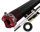 Garage Door Torsion Spring 234x1.75x31- RED for LEFT SIDE with Bushing & Bars