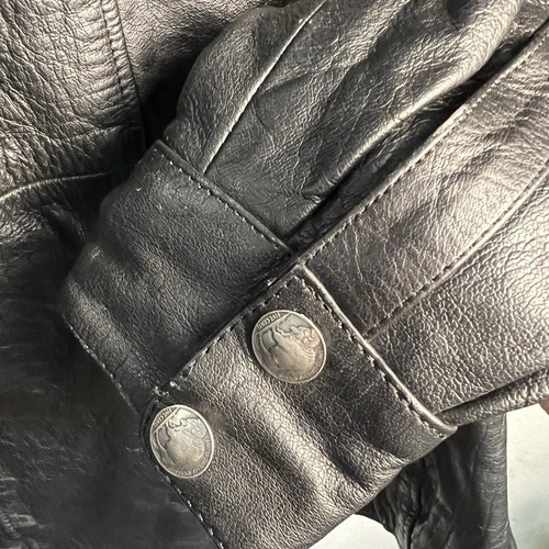 Hot Leathers, Black Leather Shirt Style Jacket Size 3XL - Picture 7 of 8