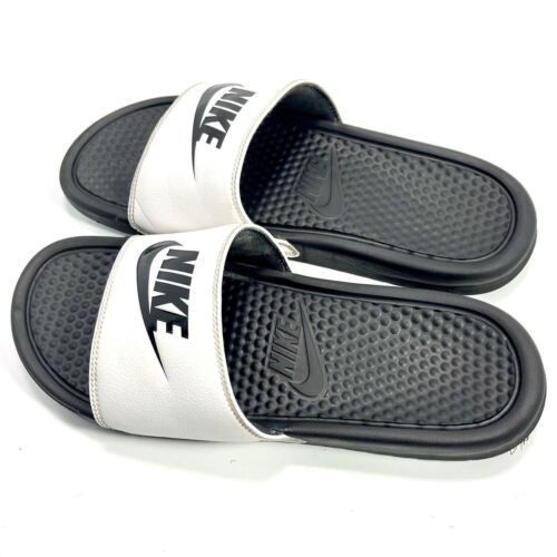 New Nike Benassi Mens Sliders Holiday Beach Pool Casual Slip On Size 7-12 - Picture 7 of 9