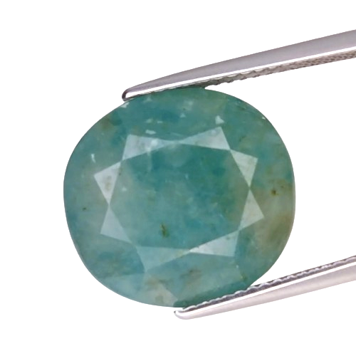 11,53 CTS PIEDRAS PRECIOSAS SUELTAS DE FORMA OVALADA VERDE AZULADO VERDE - Imagen 2 de 3
