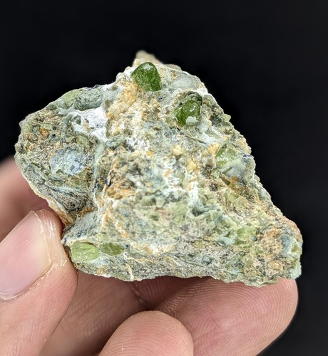 Natural Peridot Crystal Specimens Lot From Sapat Mine Pakistan 18pcs 290g - Picture 3 of 19