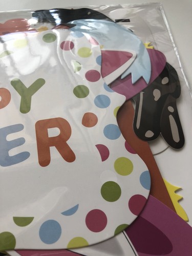 Happy Easter Bunny Hat eyeglasses Party Selfie Photo Booth Prop fun Game Sign - Picture 3 of 11