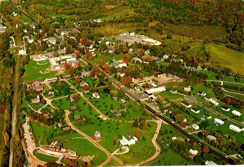 Postal del Museo Shelburne Vermont Ariel View Shelburne sin publicar - Imagen 1 de 2