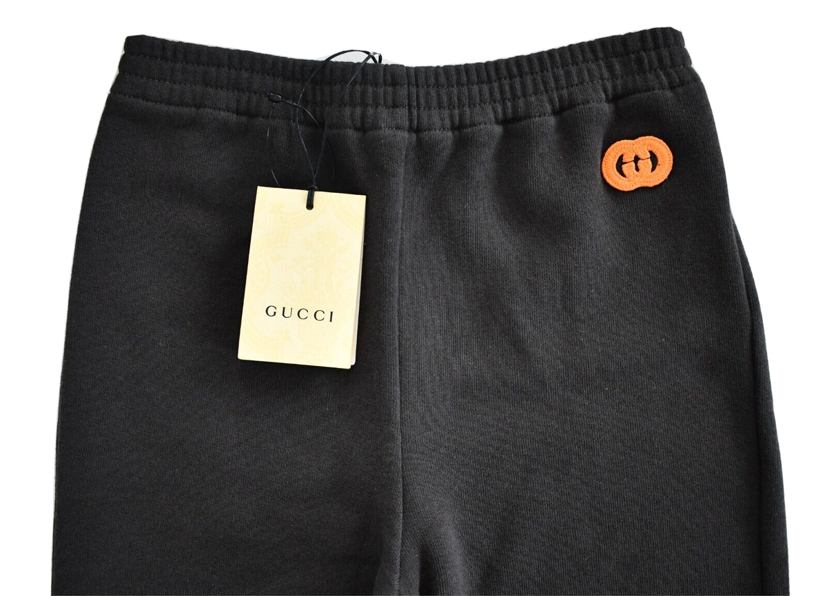 Black gucci joggers sale