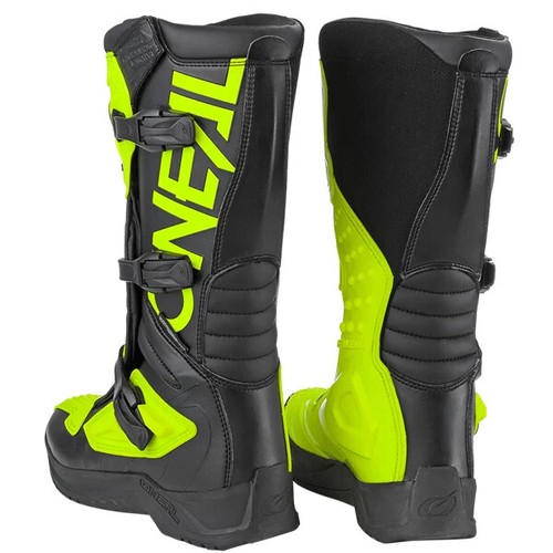 Oneal RSX Adult Motocross MX Offroad Race Boots Neon Yellow Size Uk 11 - Picture 2 of 4
