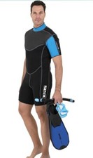 SEAC Sense Shorty 2.5mm High Stretch Neoprene Short Wetsuit Men