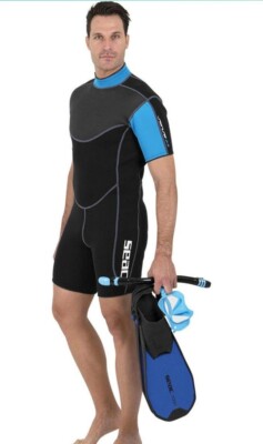 SEAC Sense Shorty 2.5mm High Stretch Neoprene Short Wetsuit Men