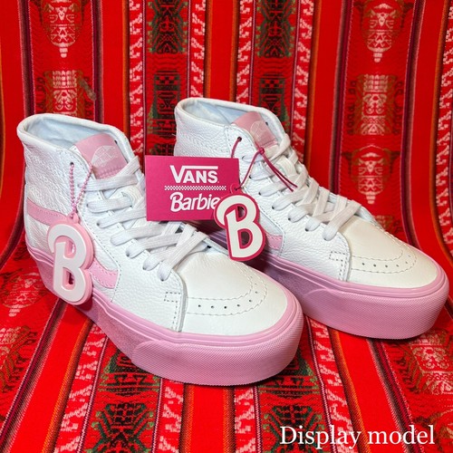 Vans x Barbie Sk8-Hi Tapered Stackform Schuh rosa und weiß alle Größen! - Bild 1 von 20