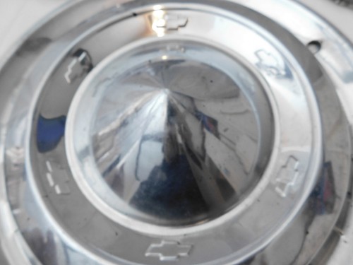 55 Chevrolet Chevy BelAir Bel Air NOMAD Wheel Cover 3 Hubcaps 15 inch - Picture 8 of 10