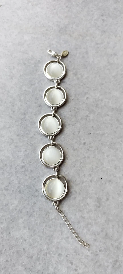 Pulseira vintage, metal e vidro por "Next" - Imagem 4 de 4