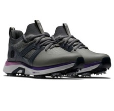 FootJoy HyperFlex Women’s Golf Shoes Size 10 Gray Purple Cleated Spiked New