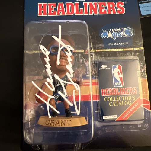 🤩HORACE GRANT SIGNED/AUTOGRAPHED ORLANDO MAGIC HEADLINERS FIGURE NIP As Pics🏀 - Picture 2 of 8