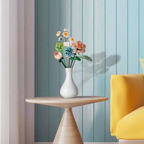 NEU! FULL SET Blumenstrauß 7 Stiele Bausatz Botanical Collection 590 Teile - Bild 4 von 10