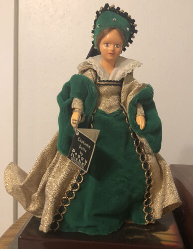 Doll, “Lady Jane Gray” by Peggy Nisbet, 8” tall, Made in England, Preowned (g)