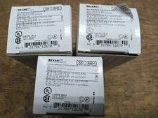 (Lot of 3) Hubbell (Bryant) CSB120BRED RED AC Switch 120-277VAC Single Pole 20A