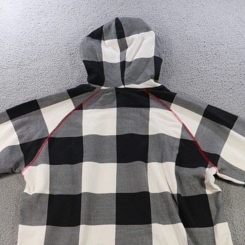 Lazy One Pajamas Womens Large Extra Large Plaid Sleep Hoodie Cozy Warm Pullover - Picture 9 of 11
