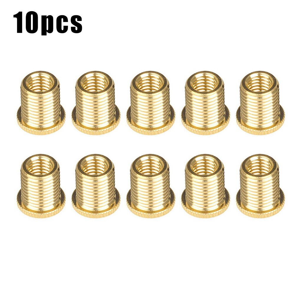 10pcs-aluminum-gear-shift-knob-thread-adapter-nuts-insert-set-m10x1-25