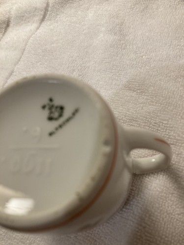 PORCELAIN 2 CREAMERS & SUGAR BOWL M&Z MORITZ ZDEKAUER BANK DYROSEY #1190 AUSTRIA - Picture 11 of 11