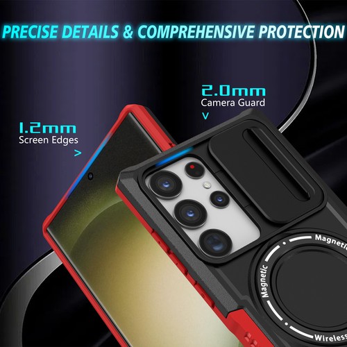 For Samsung Galaxy S23 Ultra S22 Plus S21 Note20 Magsafe Ring Stand Holder Case - Picture 118 of 119