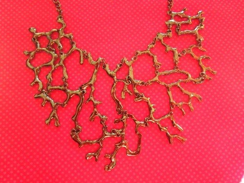 Coral reef grass chunky necklace - Bild 3 von 6