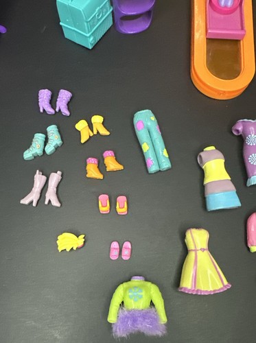 Polly Pocket 2004 Quick Click Fashion Boutique Magnetic Dressing Room - Picture 9 of 13