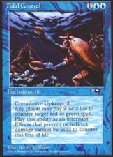 MTG magic cards 1x Tidal Control Alliances Light Play, English