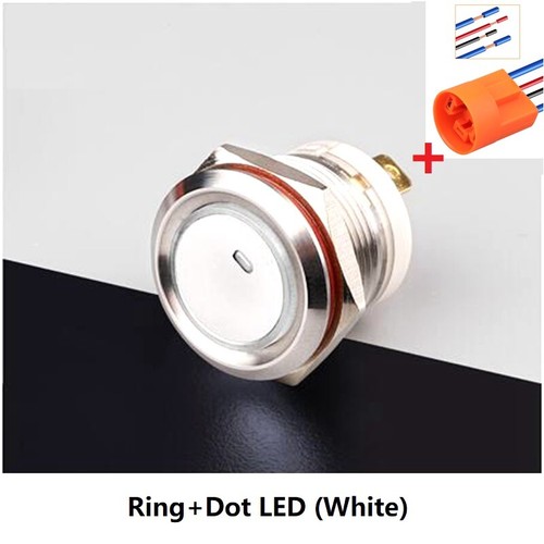 19 mm Hochstrom 16Amp Metalldruckknopfschalter Wasserdicht Verriegelung oder Momentan - Bild 21 von 23