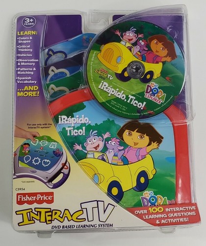FIsher Price InteracTV Apprendimento basato su DVD Dora l'esploratore iRapido, Tico! - Foto 1 di 12
