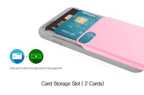 Goospery Sky Slide Card Slot Hard Case For iPhone 7 8 11 12 Pro Max mini X XR XS - Picture 59 of 110