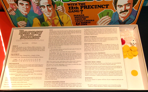 Vintage 1977 Barney Miller, Parker Brothers Brettspiel, Top Zustand Komplett - Bild 2 von 6
