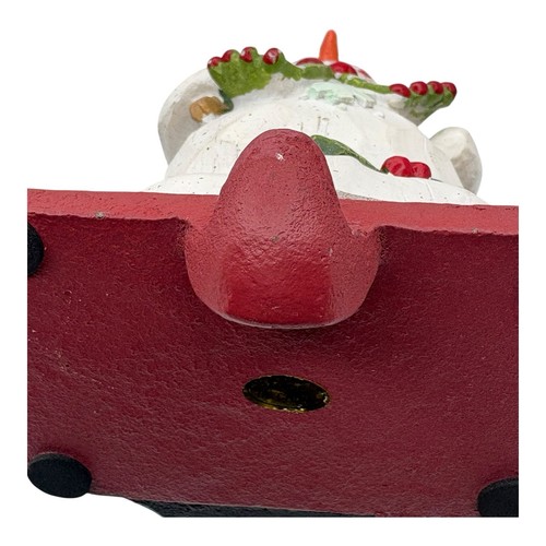 Weihnachten Strumpf Halter lustiger Schneemann Weihnachtsmann Mütze Schal Baum 6" schwer - Bild 17 von 17
