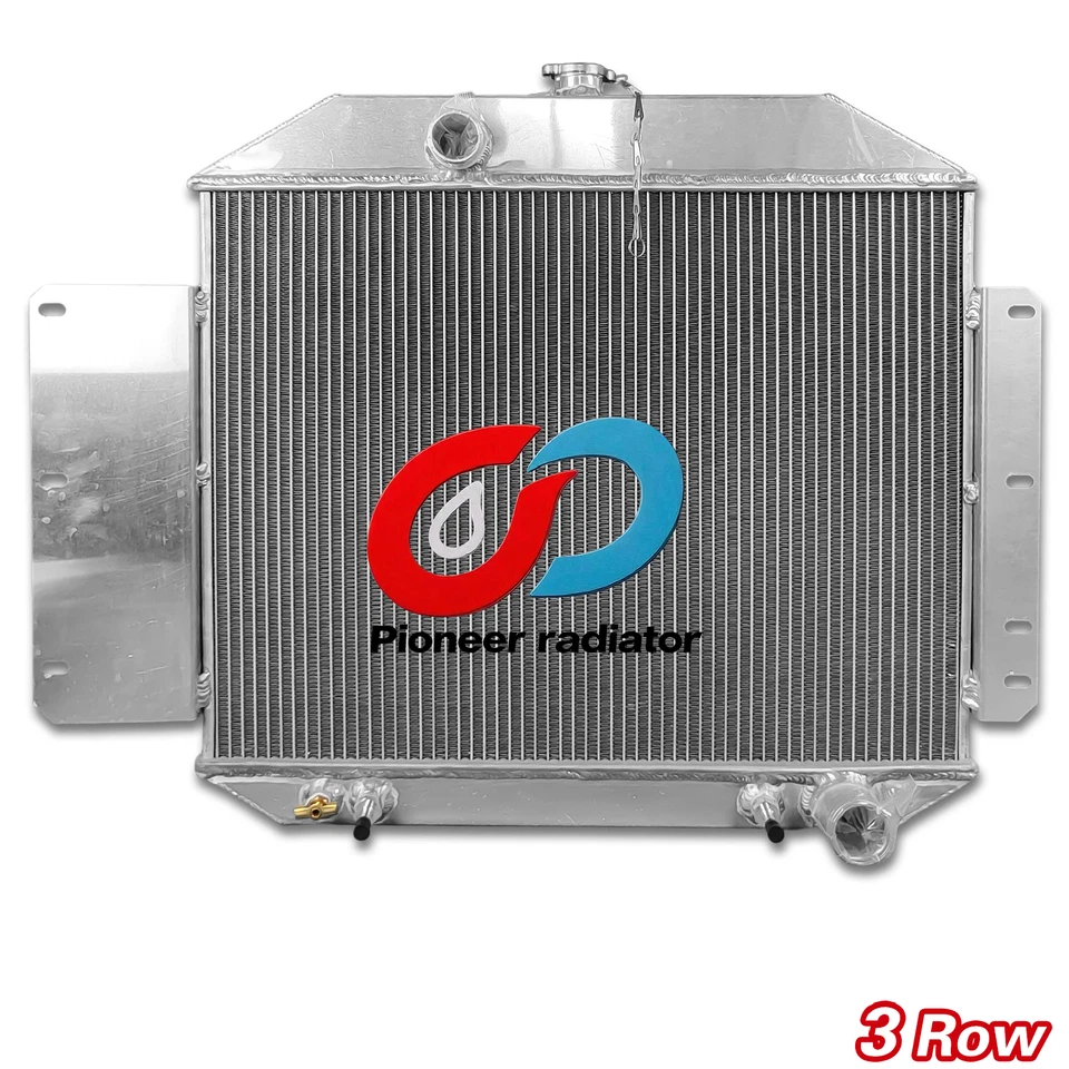 Full Aluminum Radiator for 1969 - 1974 1973 1972 1971 1970 Ford E-200 Econoline Foto 4 de 4