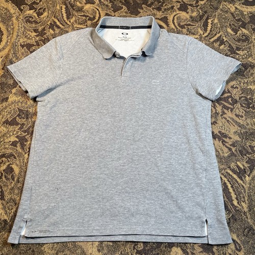 Oakley Golf Poloshirt grau Damen Größe XL Regular Fit