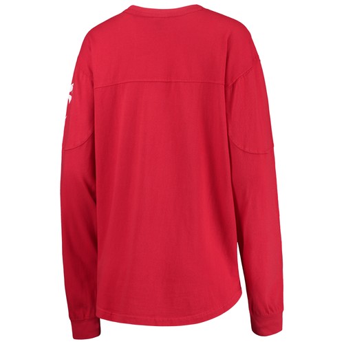 Women's Pressbox Red Cincinnati Bearcats Edith Long Sleeve Oversized Top - Bild 3 von 3