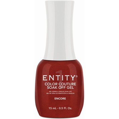 Entity One Color Couture Gel Polish ''Encore'' - Deep Red Pearl