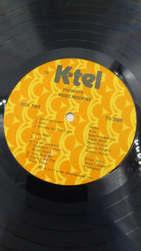 K-tel Music Machine Various Artists 1977 LP Vinyl Record TU-2560 W/ Both Posters - Picture 10 of 14