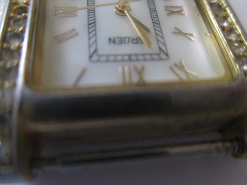 Vintage Gruen Watch Face Only Non Working As IS Men's 1 1/4" - Picture 4 of 5