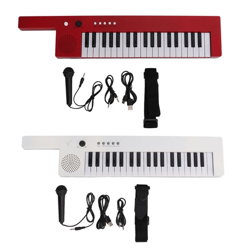 37 Key Keyboard Piano Portable Guitar Electronic Organ Mini Keytar Education - Bild 21 von 29