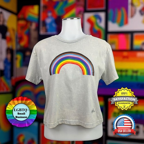 Phluid Project Vintage Lavado LGBTQ+ Orgullo Camiseta Recortada ADULTO UNISEX GRANDE NUEVA CON ETIQUETAS - Imagen 1 de 15